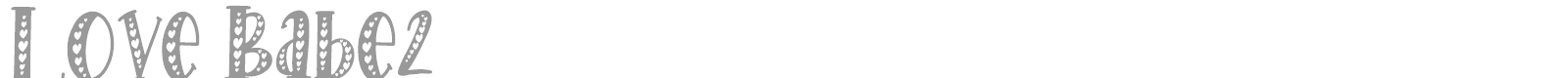 Love Babe font preview